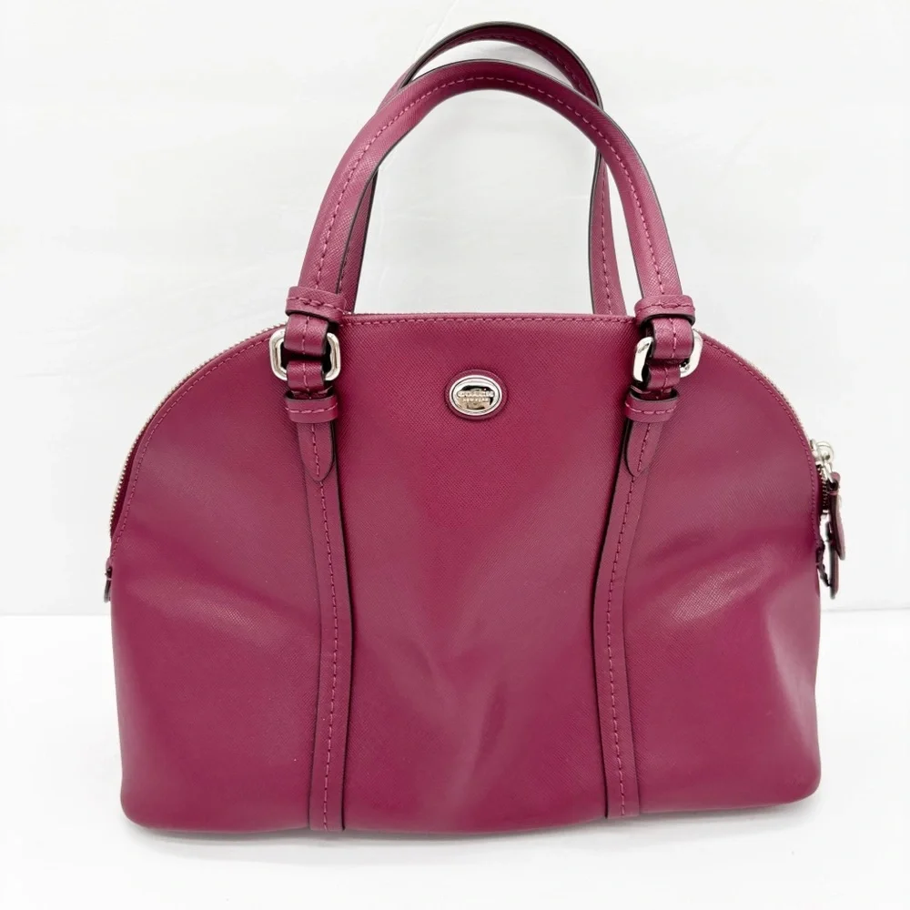Coach Peyton Leather Satchel Purse